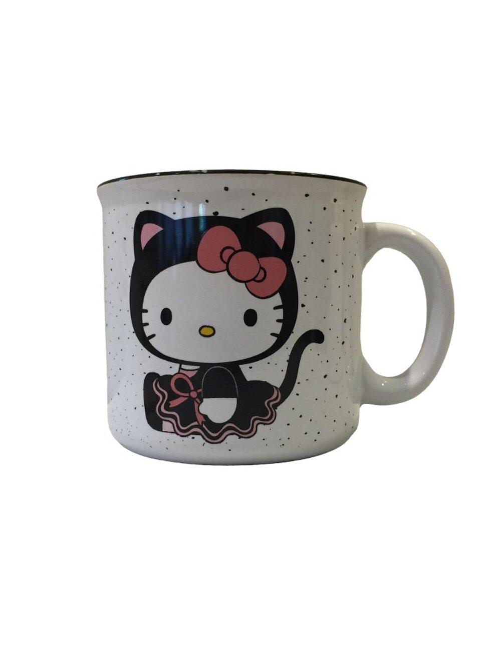 HELLO KITTY Happy Halloween 20 oz Ceramic Mug Cat Skull Candy